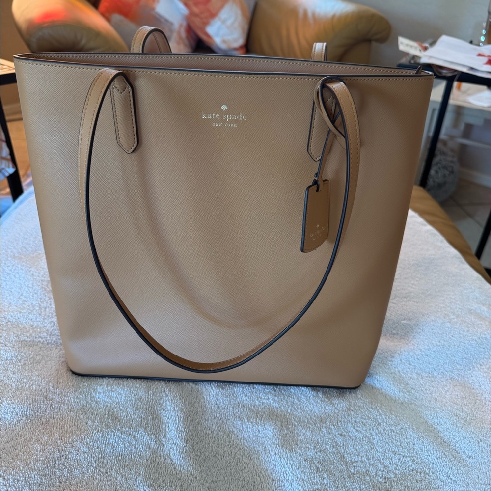 Kate Spade Beige Tote Bag